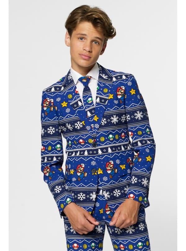 Opposuits Super Mario Bros Jule Jakkesæt til teenagere