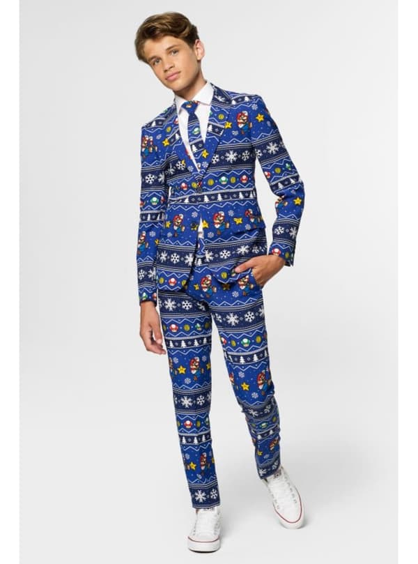 Opposuits Super Mario Bros Jule Jakkesæt til teenagere 12-14 years