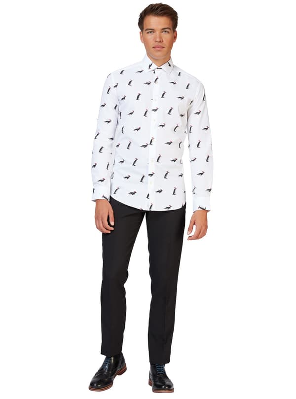 Opposuits pingvins skjorte til mænd