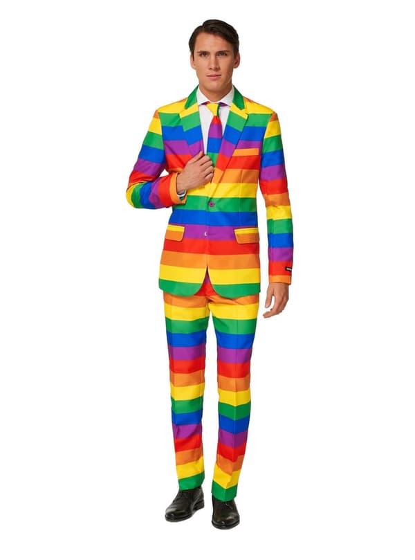 Dräkt Rainbow Suitmeister vuxen