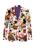 Miniatyrbillede 1 af 2: Opposuits Kløver Konge Jakke til mænd