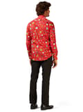 Miniatyrbillede 2 af 4: Jule Opposuits til mænd i Doodle Red