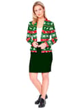 Miniatyrbilde 1 av 2: Opposuits Jul Jakke til Dame i Grønt