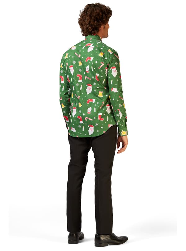 Opposuits Julemanden skjorte til mænd