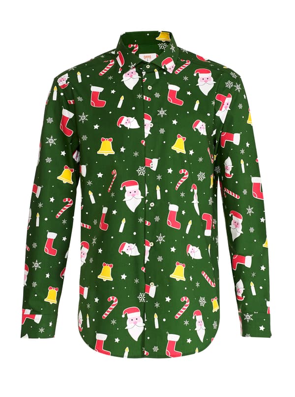 Opposuits Julemanden skjorte til mænd