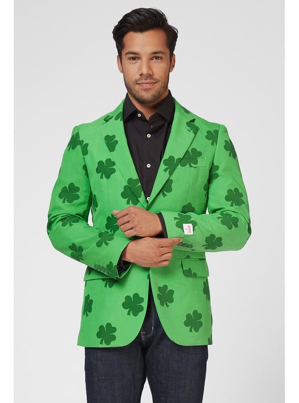 Opposuits St. Patricks Kløver jakke til mænd