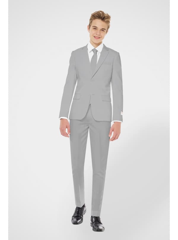 Opposuits Groovy Grey Kostym för ungdom 10-12 years