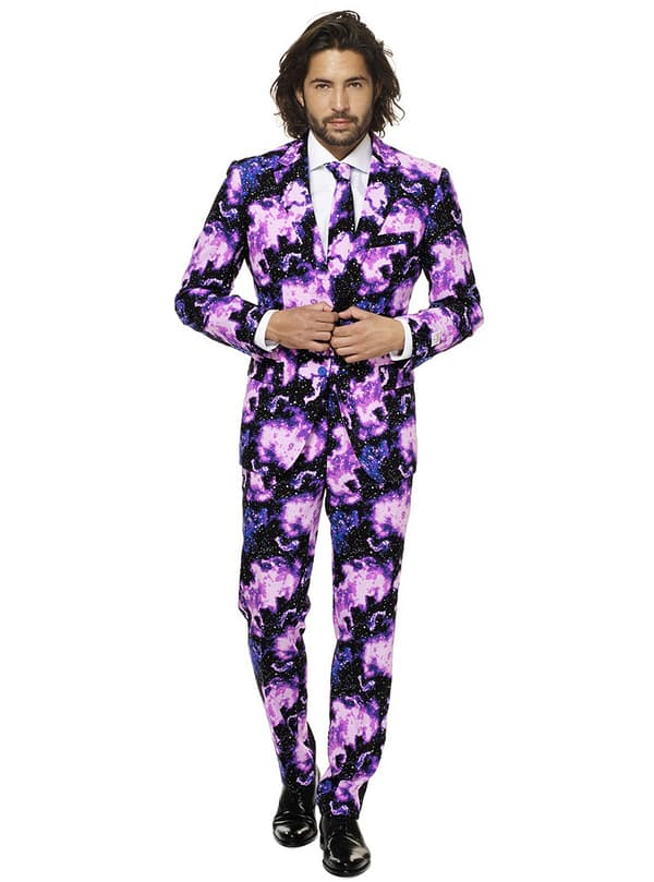 Kostym Galaxy Guy Opposuit vuxen