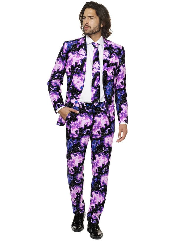 Kostym Galaxy Guy Opposuit vuxen 56