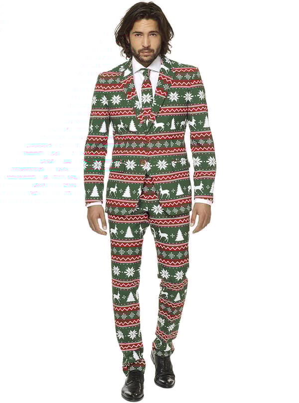 Juhlava vihreä Opposuit-asu 54