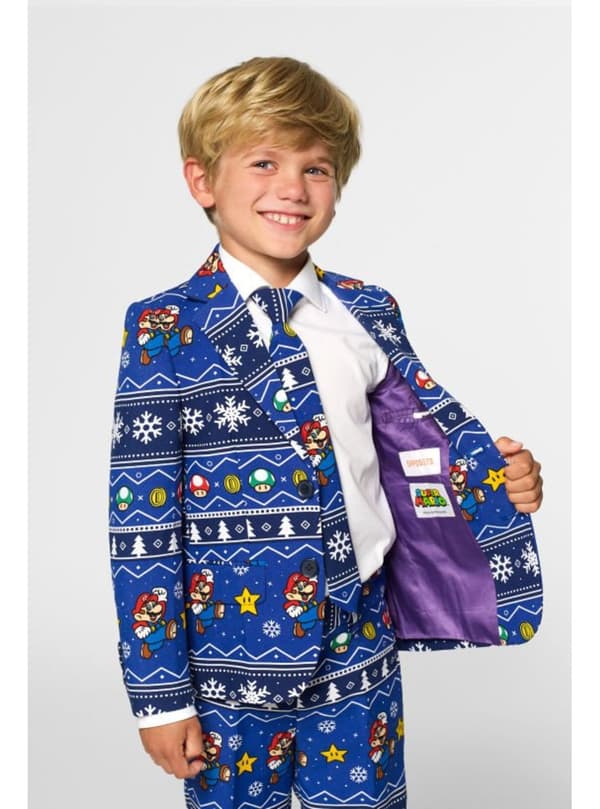 Opposuits Super Mario Bros Jule Jakkesæt til drenge