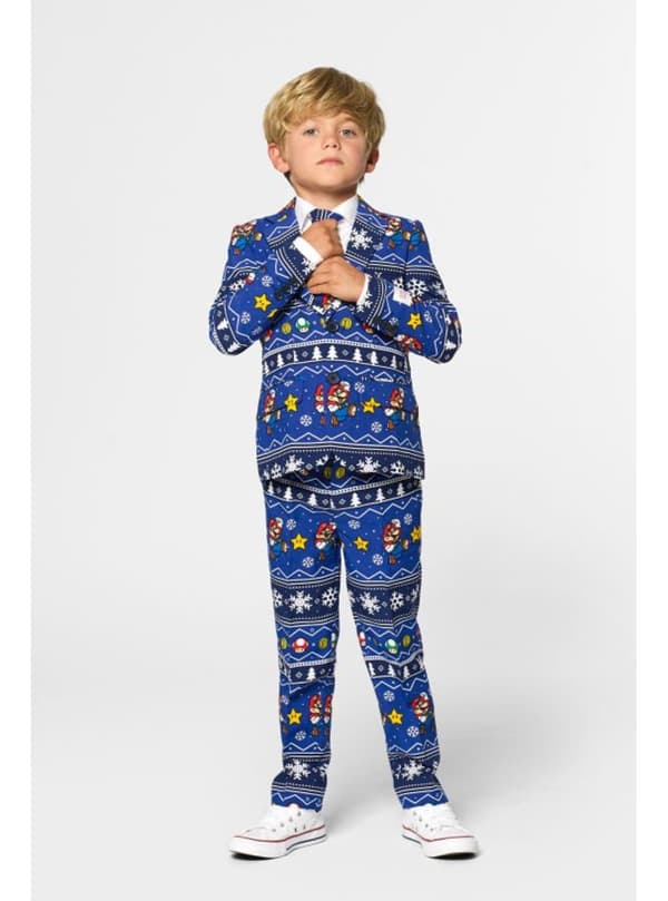 Opposuits Super Mario Bros Jule Jakkesæt til drenge 4-6 years