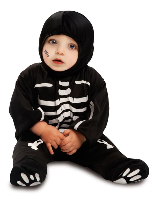 Skelett Maskeraddräkt för bebis 0-6 months