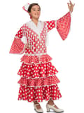 Miniatyrbild 1 av 2: Maskeraddräkt flamenca sevillana för barn