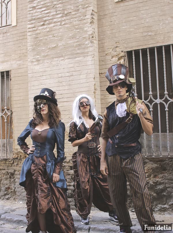 Steampunk venetianer kostume til mænd