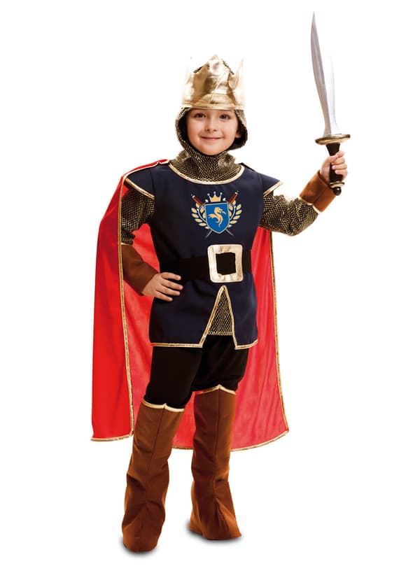 Konge ridderkostume til drenge