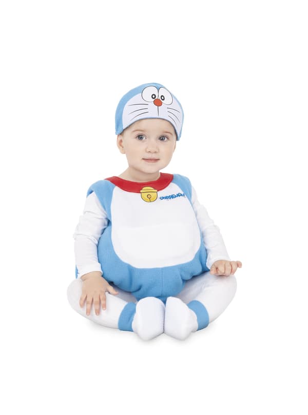 Doraemon maskeraddräkt för bebis 0-6 months