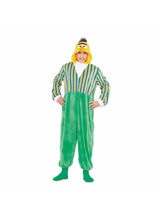 Bert fra Sesame Street Onesie kostume til voksne