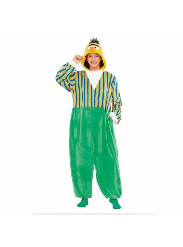 Bert fra Sesame Street Onesie kostume til voksne S