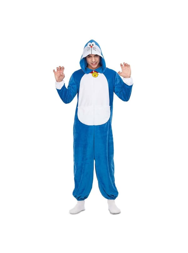 Doraemon Onesie kostume til voksne M-L