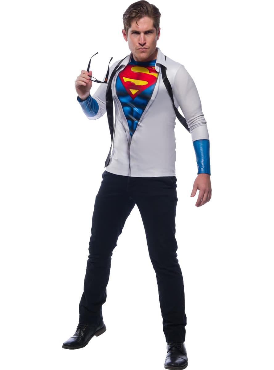 Klassisk Superman kostyme til menn