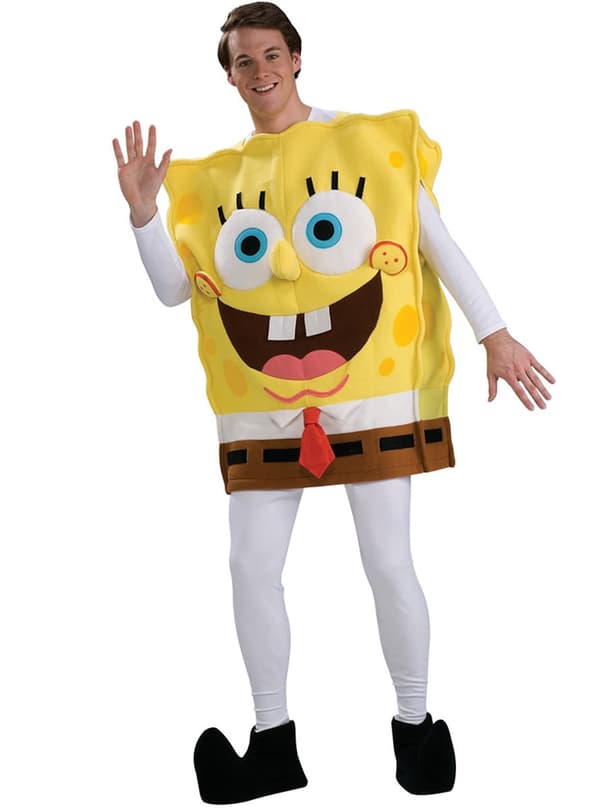 Deluxe svampebob kostume til voksne