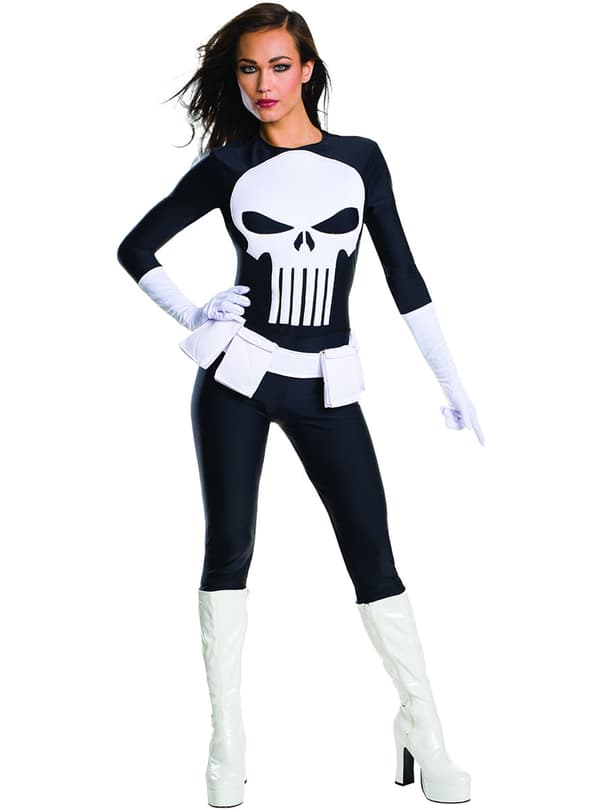Punisher kostume til kvinder M