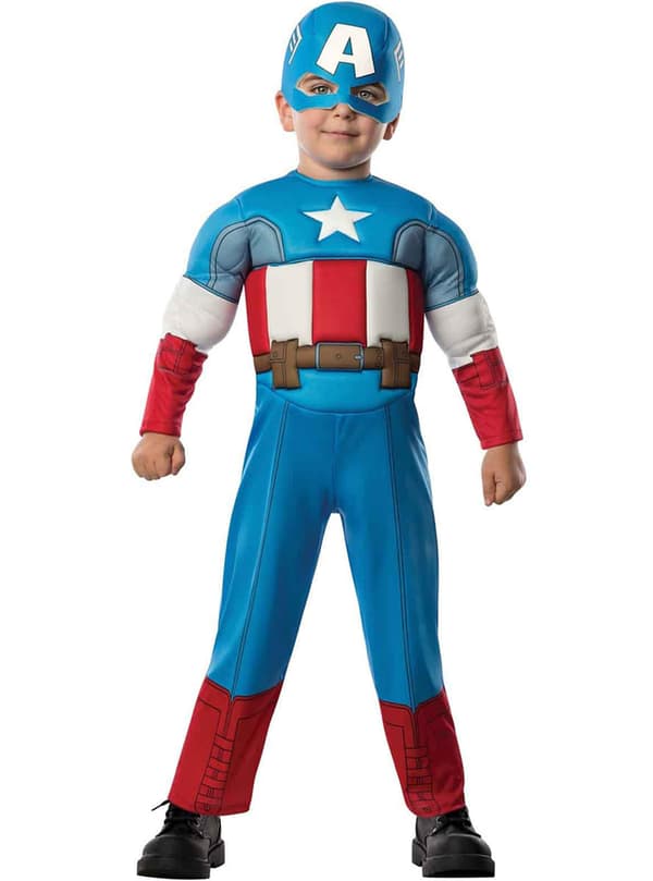 Avengers Assemble Captain America kostume til baby 1-2 years