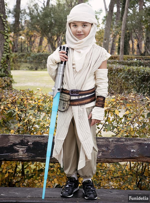 Rey kostume til piger deluxe - Star Wars Episode 7