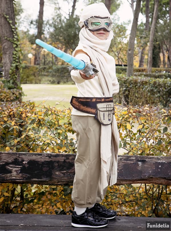 Rey kostume til piger deluxe - Star Wars Episode 7