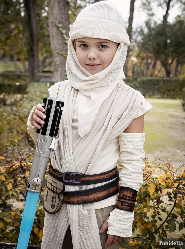 Rey kostume til piger deluxe - Star Wars Episode 7