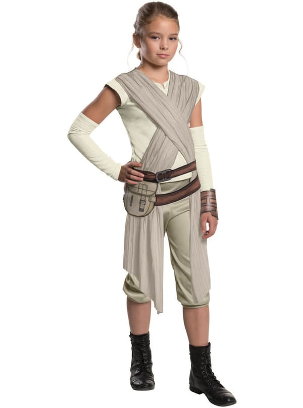 Rey kostume til piger deluxe - Star Wars Episode 7 3-4 years