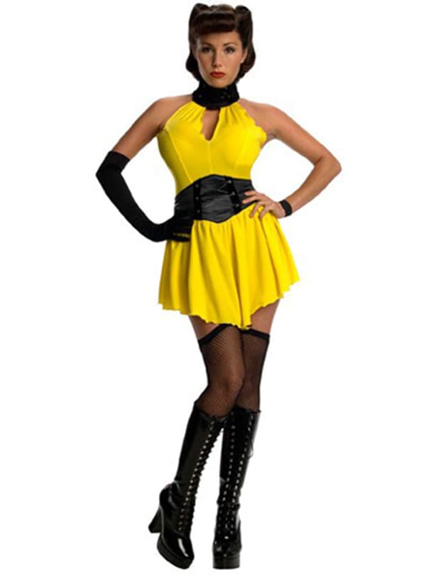 Watchmen Sally Jupiter Sexig Maskeraddräkt Vuxen S
