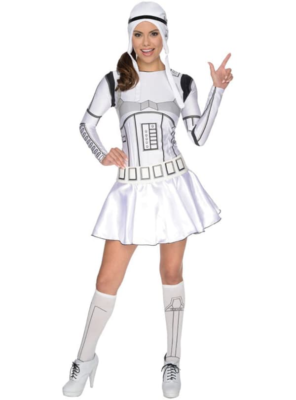 Stormtrooper kostyme med skjorte til dame S