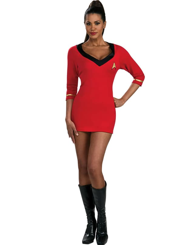 Star Trek Uhura Sexig Maskeraddräkt Vuxen S