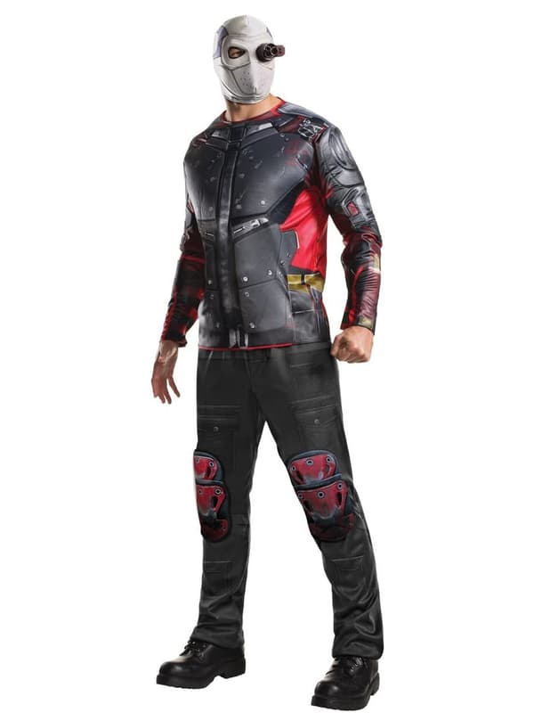 Deadshot Suicide Squad deluxe-asu miehille XL