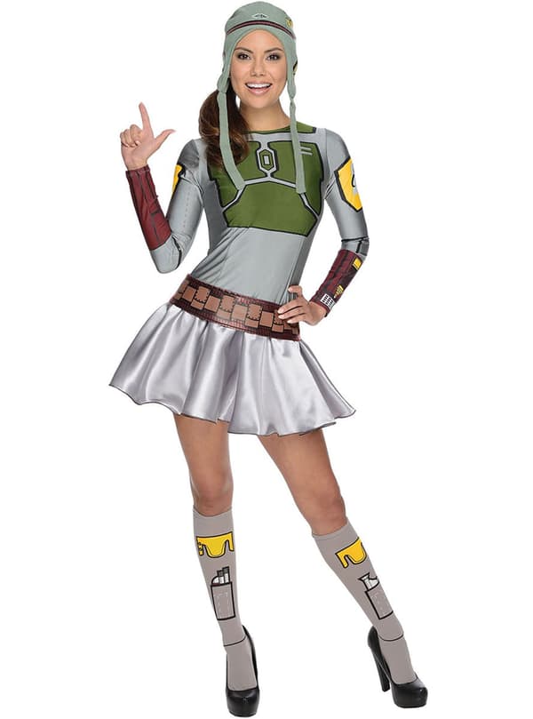 Boba Fettdräkt till kvinnor S