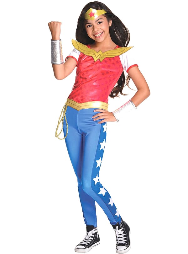 Maskeraddräkt Wonder Woman deluxe för barn 3-4 years