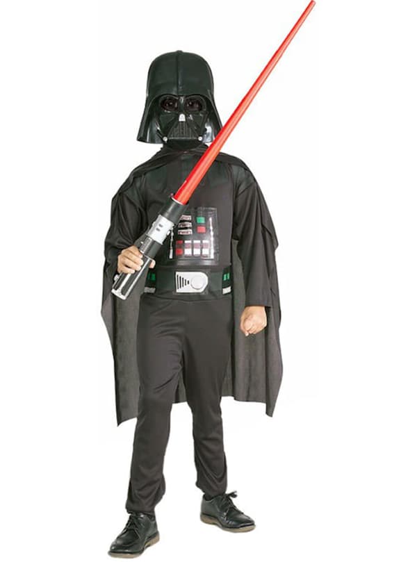 Darth Vader Kostyme med Lightsaber til barn 5-7 years
