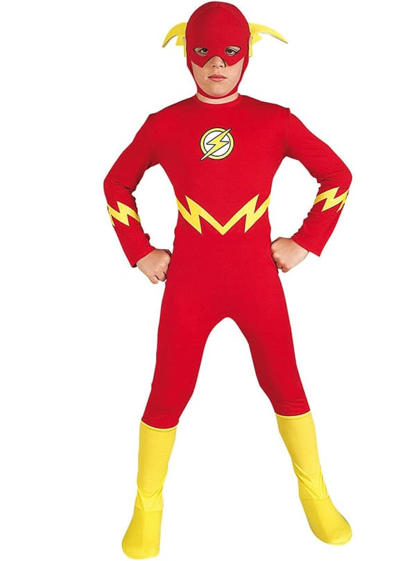Flash classic kostume til børn 8-10 years