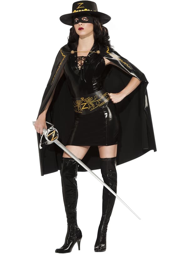 Sexy Zorro kostyme for dame XS