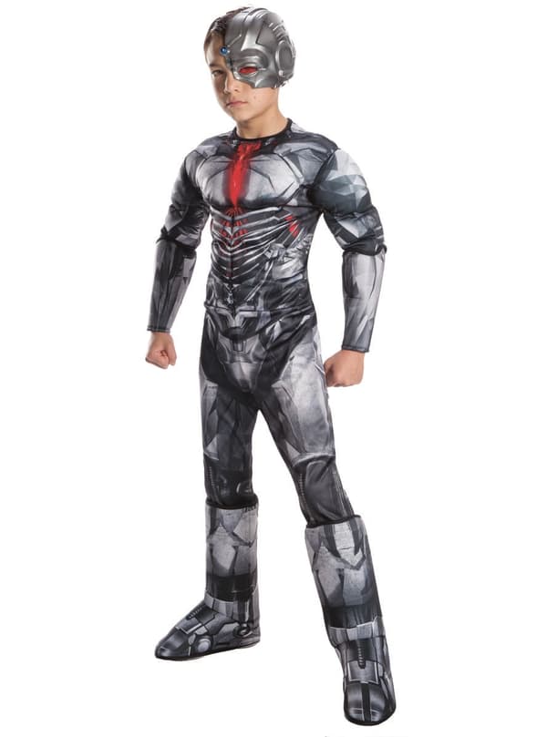 Deluxe Cyborg kostume til drenge - Justice League 3-4 years