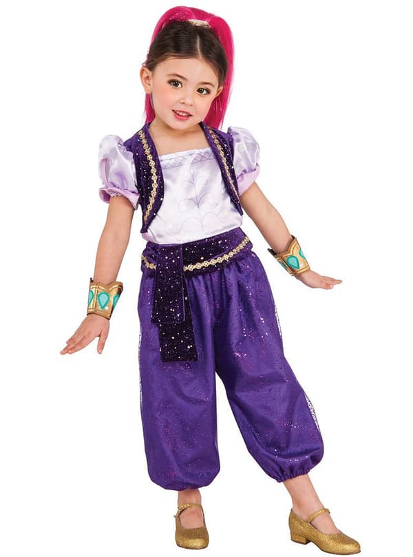 Deluxe Shimmer kostume til piger - Shimmer and Shine 3-4 years