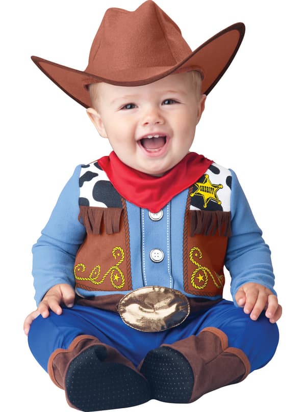 Vilda västern Sheriff Maskeraddräkt Baby 0-6 months
