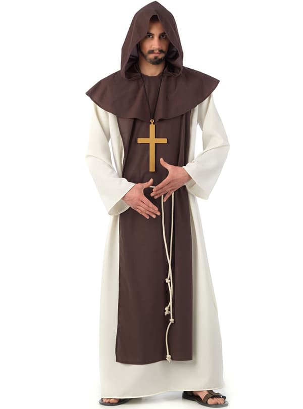 Cisterian Monk Kostyme Voksen L