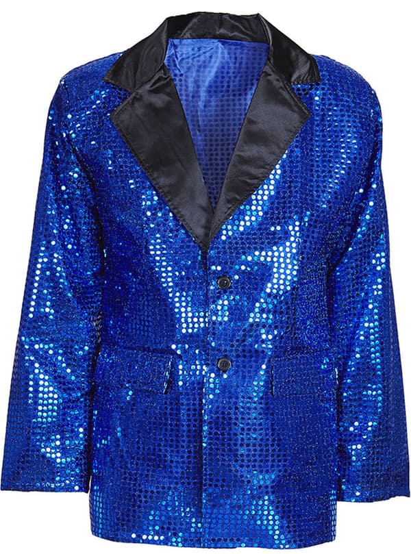 Paljett plus size Jakke til Mann XL
