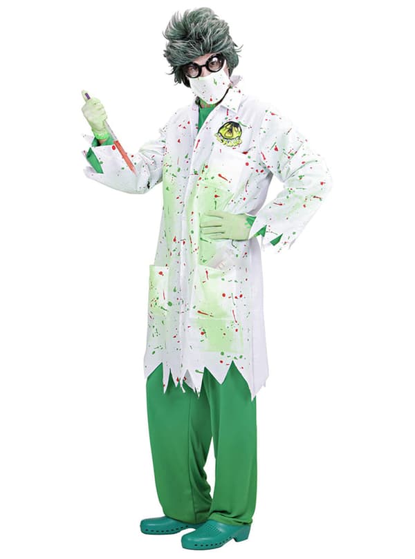 Zombie Videnskabsmand Kostume