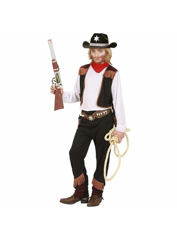 Villi länsi cowboy-asu lapsille