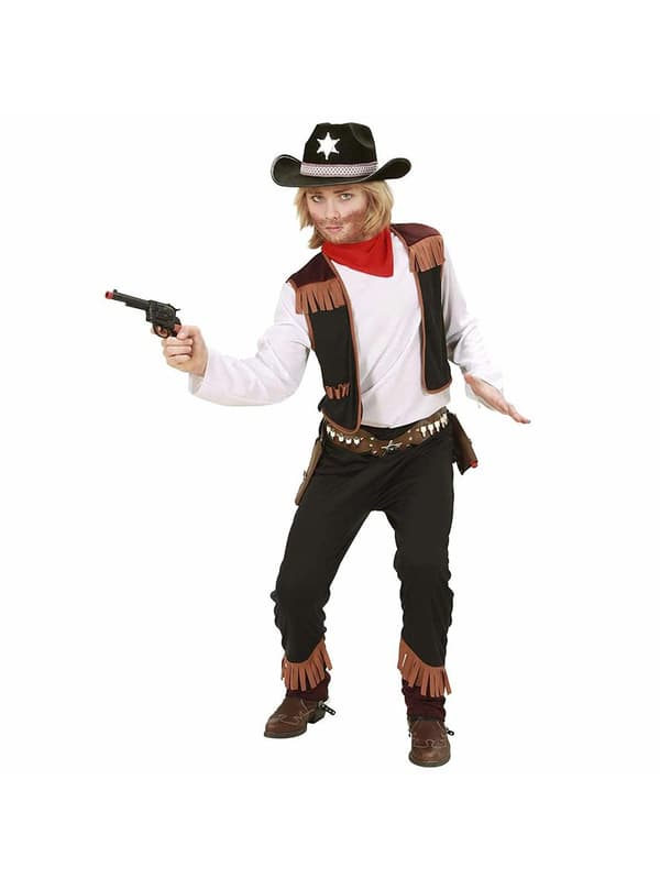 Villi länsi cowboy-asu lapsille