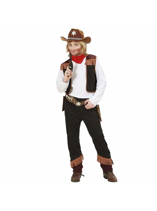Villi länsi cowboy-asu lapsille 8-10 years